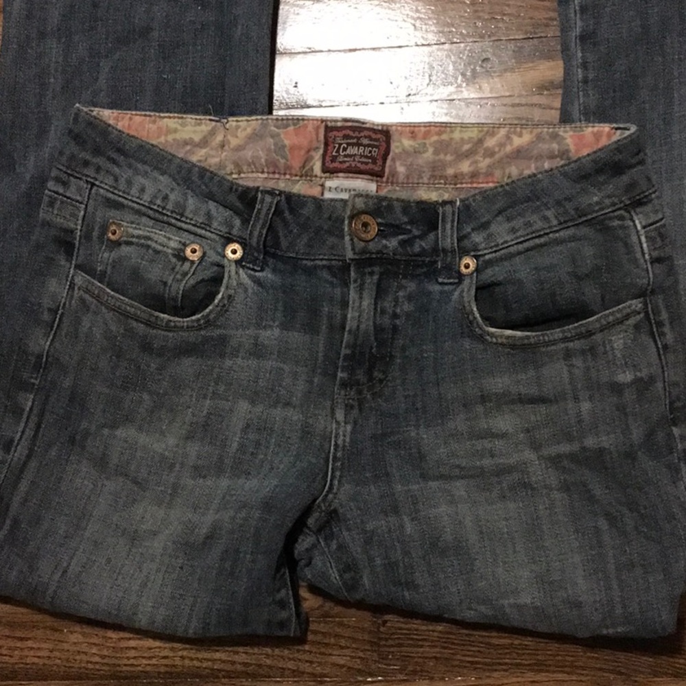 Vintage Z. Cavaricci Stone Wash Denim Y2K Women's Jeans Size 7 - Picture 5 of 11